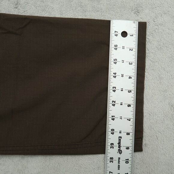 CQR Tactical Pants Women's Size 16R Brown Mid-Rise Cargo Straight 30" Inseam - Picture 4 of 15